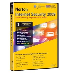 Norton Internet Security 2009 1 Year Protection for 1 PC