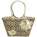 Coach Bleeker Floral Tote (Khaki/White)