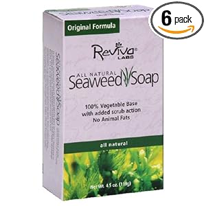 Reviva Labs Seaweed Soap, Original Formula, 4.5-Ounces (Pack of 6)