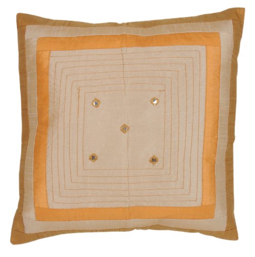 Imagen 2 de Cojín de seda india Covers Tamaño 16 x 16 pulgadas Juego de 2 piezas