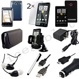 All in One Accessory Bundle Case for HTC EVO 4G Sprint -- 11 Pcs