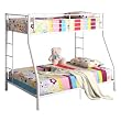 Walker Edison Twin-Over-Full Bunk Bed, White by Walker Edison