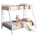 Walker Edison Twin-Over-Full Bunk Bed, White