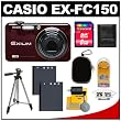 Casio EX-FC150 10.1MP High Speed Digital Camera with 5x Zoom with CMOS Shift Image Stabilization and 2.7 inch LCD (Red) + 8GB Card + (2) Batteries + Tripod + Case + Accessory Kit Casio EX-FC150 10.1MP High Speed Digital Camera with 5x Zoom with CMOS Shift Image Stabilization and 2.7 inch LCD (Red) + 8GB Card + (2) Batteries + Tripod + Case + Accessory Kit