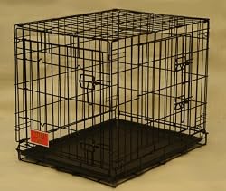 Majestic Double Door Wire Dog Crate 36x26x24