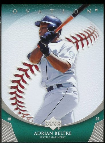 2006 Upper Deck Ovation Adrian Beltre Seattle Mariners Baseball Card #39 - Mint Condition - In Protective Display Case!