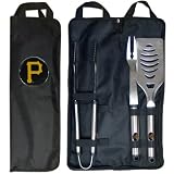 MLB Pittsburgh Pirates Stainless Steel BBQ Set with Bag