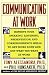 COMMUNICATING AT WORK by Tony Alessandra