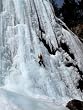 Amazing Ice Climb at Pok-O-Moonshine Cliff in the Adirondacks, New York - Beautiful Photographic Print by Brendan Reals
