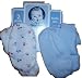 Gerber 2 Pack Bootie Set - Blue - 0-6 months