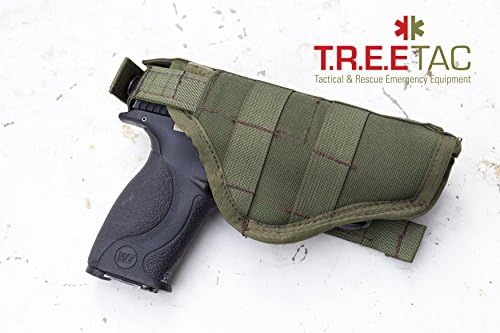 TreeTac Modular Holster - Tactical MOLLE Pistol Holster for military, first responders and adventurers - commando - IDF - Israel deference Forces