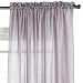 50-Inch by 84-Inch Faux Silk Luster Pole Top Panel, Silver