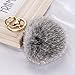 Shensee Rabbit Fur Ball Keychain Bag Plush Car Key Ring Car Key Pendant(Gray)