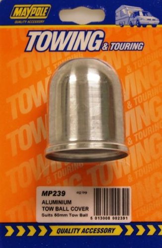 Maypole Tow Ball Cap Aluminium for towing and caravan touring trailer