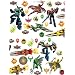 Power Rangers 'Mystic Force' Wall Stickers Stikarounds 34 pieces stickers