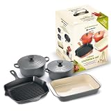Review Le Creuset  / Le Creuset 4 Piece Pan Set - Granite