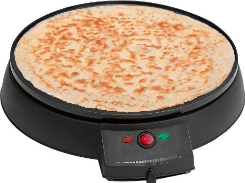 Crepe Maker (mit 900 Watt, Crepes Eisen 29 cm Platte, Backampel, Antihaftbeschichtet, Inklusive Teigverteiler) NEU + OVP
