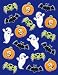 Cute Halloween Clear Glitter Sheet Stickers (1 sheet supplied) - Great Halloween Party Bag Fillers!