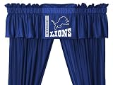 NFL Detroit Lions 5pc Curtain Set Jersey Drapes and Valance