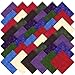 Moda Basics Marbles Bright Charm Pack, Set of 42 5x5-inch (12.7x12.7cm) Precut Cotton Fabric Squares