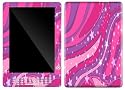 Warp Pink Design Protective Gel Skin for Amazon Kindle DX