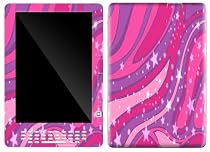 Warp Pink Design Protective Gel Skin for Amazon Kindle DX