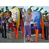 More First Classroom Deluxe Double Art Easel with Three Adjustable Heights