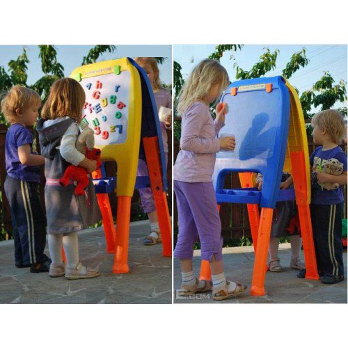 Detail image First Classroom Deluxe Double Art Easel with Three Adjustable Heights
