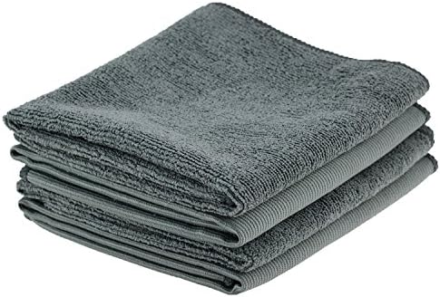 Microfiber Two-Sided Cleaning Cloths Pack of 4 Streak Free Quickly and Easily Clean Glasses Windows Mirrors Without Chemicals 11.8" 15.8"