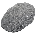 Jaxon Marl Tweed Ivy Cap-Black