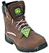 John Deere Women's JD3612 6" Steel-Toe Hiker Boot,Brown/Pink,8.5 M US