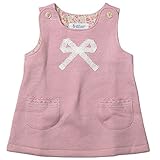 《H28年秋冬物》(日本製) Pample Mousse(パンプルムース) 杢裏起毛レースリボンAPチュニック 95cm/PK NO.DP-63152