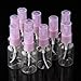 TOOGOO(R) 10x 30ml Purple Clear Plastic Makeup Water Spray Atomizer Bottle Container Pump
