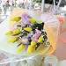 春の花束 Mサイズ チューリップ スイートピー 花束 花贈り花工房 エーデルワイス フラワーギフト【送料無料】 (黄色(イエロー))