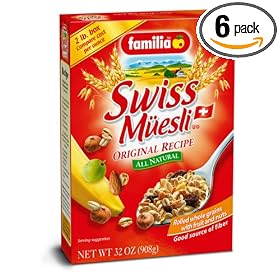 Familia Swiss Muesli Cereal, Original Recipe, 32-Ounce Boxes (Pack of 6)