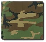 Collected Memories PB-Green-Camouflage Fabric-Covered Post-Bound 12-by-12-Inch Scrapbook Album, Green Camouflage
