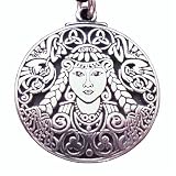 Brigit Brigid Celtic Earth Goddess Pendant Pagan Wicca Wiccan Necklace Jewelry