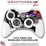 Abstract 02 Pink Skin by WraptorSkinz TM fits XBOX 360 Wireless Controller (CONTROLLER NOT INCLUDED)