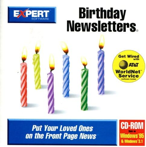 Birthday Newsletters: Put Your Loved Ones on the Front Page News - Create Fun Birthday Gifts for Your Friends and Family!