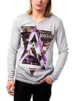 BIAGGIO Camiseta Manga Larga (Gris)