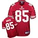 Reebok San Francisco 49Ers Vernon Davis Authentic Jersey Size: Size 52
