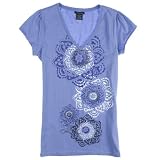 Calvin Klein Womens Spring Lake T-Shirt Xl Light Blue