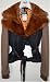 Dolce & Gabbana MINK FUR, Denim & Wool Jacket with Leather Belt- (Authentic Art. 33327)-See Exquisite Photos!