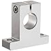 Linear Motion 16 mm Shaft Support Block, Aluminum, Metric
