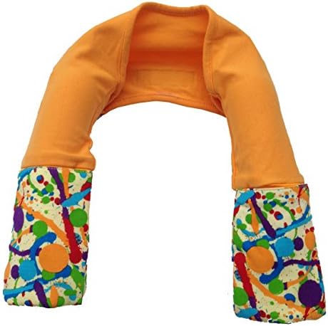 ScratchMeNot Flip Mitten Sleeves - Stay On Mittens - Papaya Splash