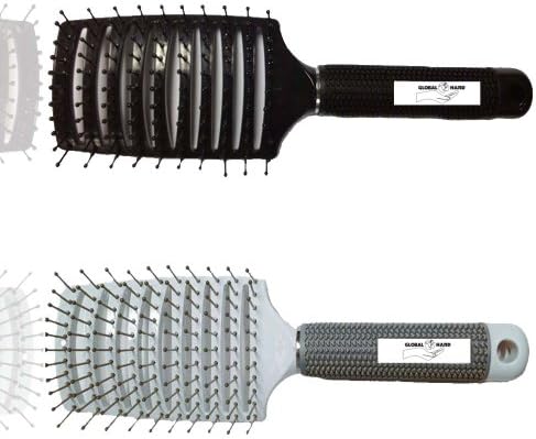 Detangler Vent Styling Brush - Ultimate Lightweight Detangler Hairbrush to Dry,Detangle & Style Short,Long,Thick,Natural,Black,Curly, Wavy,Fine Tangled Wet Hairs - Best Vented Professional Hair Brush for Kids,Women,Men - Introductory Price Save $20
