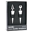 Prodyne Chrome Bottle Stoppers - Set of 2