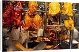 IMAGE OF Canvas Prints of Peking ducks hanging in shop window, Hong Kong, China, Asia from Robert Harding