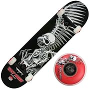 Birdhouse (CPX1041) Tony Hawk Full Skull Series 7.5-Inch Full Size Complete Skateboard (Black)