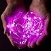 RTGS 60 LEDs Pink Color String Lights Silver Wire Indoor and Outdoor 20 Feet Firefly Starry Fairy Lights Battery Powered for DIY, Christmas, Holidays, Party, Bedroom and Centerpieces